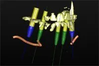 Computer-generated model of dental implant placement