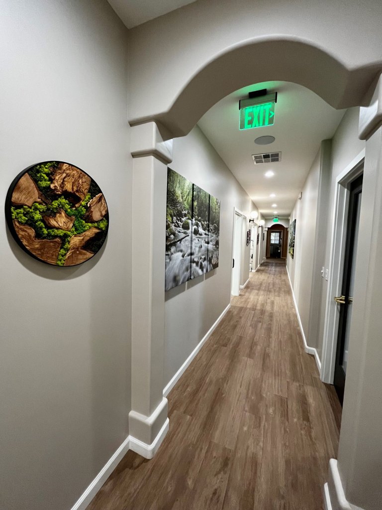 Hallway at Fountaingrove Dentistry